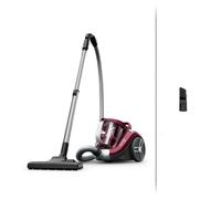 Rowenta Compact Power XXL Aspirateur sans sac, Moteur basse consommation de 900 W max, Haut niveau de filtration, Bac à poussière XXL 2,5 L, Compact RO4B23EA, Bordeaux