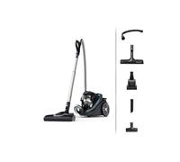 Aspirateur sans sac Rowenta Silence Force Cyclonic Effitech Modèle Total Clean RO7961EA 500 W Noir et Bleu Gris