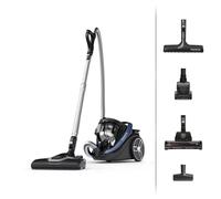 Aspirateur sans sac Rowenta Silence Force Cyclonic Effitech Modle Total Clean RO7961EA 500 W Noir et Bleu Gris