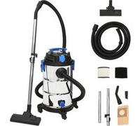 Vidaxl Aspirateur Sec Et Humide 1200 W 30 L Argentã©