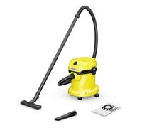 Aspirateur sec et humide - Kärcher - WD 2 Plus V-15/4/18 - 1000 W - 15 L - Jaune