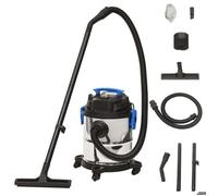 vidaXL Aspirateur sec et humide 1200 W 20 L – Polyvalent pour voiture et bateau – Argenté