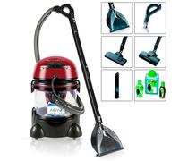 MPM Aspirateur shampouineuse MOD-22 4 en 1 sec/humide 2400W moquette/tapisserie Rouge