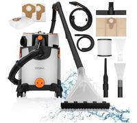 Aspirateur shampouineuse ZEEGMA Zonder Wash - 1400 W - Filtre à eau + 3 x extra sacs