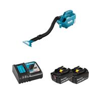 Aspirateur souffleur 18V DCL184Z + 2 batteries BL1850B 18V 5 Ah + 1 chargeur rapide DC18RC MAKITA