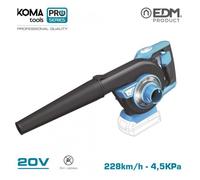 Aspirateur souffleur 20v (sans batterie ni chargeur) koma tools pro series battery edm