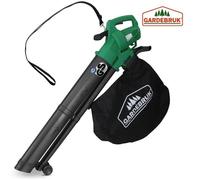 Aspirateur Souffleur Broyeur 3000W Électrique Jardin Feuilles 45L