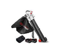 Aspirateur souffleur broyeur de feuilles 40V - X-Performer XPASBT40LI-2B - Sac 45L - avec 2 Batteries 4Ah et double chargeur G