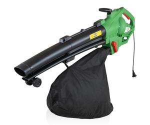 Aspirateur Souffleur Broyeur Électrique 3 en 1 de 3000 W, 270 km/h - Sac de 45 L - Réduit de 90% Le Volume des Déchets et Feuilles - Confort Ergonomique - Utilisation Prolongée sans Effort