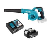 Makita DUB185RT - Set souffleur aspirateur Li-Ion 18V (1x 5,0Ah) - 192m³/h