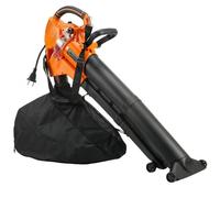 Aspirateur-souffleur de feuilles - Outsunny - 3000W - 3-en-1 - fonction broyage - plastique PP - 121.5 x 31 x 45 cm - vert