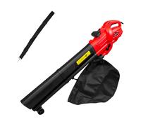 Aspirateur souffleur électrique à feuilles de jardin 3 000 W. Vitesse d'air : 250 km/h. Aspirateur/souffleur/broyeur à feuilles