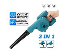 Aspirateur souffleur électrique sans fil 2200W Makita 18V - PRUMYA - Vert - Aspiration + soufflage