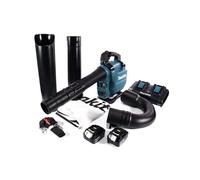 Makita Aspirateur Souffleur 2x18V/5Ah, avec 2 batteries et chargeur 196933-6 - DUB363PT2V