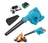 Aspirateur Souffleur Rechargeable - Outil Portatif De Nettoyage Extérieur, Appareil Puissant Polyvalent, Batterie Lithium Amovible 20V | Accessoire De Jardinage Pour Pelouse Allée Patio Feuilles Déche