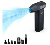 Aspirateur Souffleur Sans Fil Rechargeable Avec Batterie De 8 500 MAh Et Rapide De Type C Offrant Une Longue Durée De Fonctionnement Pour Un Usage Intérieur Et Extérieur.