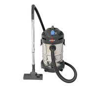 Leman LOASP301 Aspirateur et souffleur de acier inoxydable avec système de démarrage MDSO, capacité de 30 litres