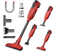 Aspirateur Traîneau 2-en-1 Sec & Humide - 1.83m³/Min Débit d'air, pour Voiture et Grande Maison - Kit Complet avec 8 Accessoires, Batterie 20V Amovible - Léger et Maniable