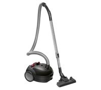 Clatronic® Aspirateur avec 700 Watts d'économie d'énergie | avec système de microfiltrage 5 Fois | Aspirateur avec Sac | Brosse pour Sol commutable et suceur à Brosse/à Fentes | BS 1300 N Anthracite