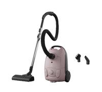 Electrolux Clean 500 Aspirateur avec Sac Puissant EB51C1WP, Compact, léger, Suceur Combiné Lisse, Maniabilité Facile, Contrôle Manuel de la Puissance, Taille compacte, Rose