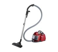 Electrolux ESPC72RR Silent Performer Cyclonic Aspirateur sans Sac, Technologie Turbocyclonique, système Silence Pro, ErgoShock, Filtration Clean Air, 650 W, 1,4 litres, 72 décibels Rouge Framboise