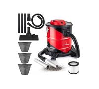 Aspirateur traîneau - LEHMANN - 2000 W - 20 L - Filtre HEPA lavable - Rouge/Noir