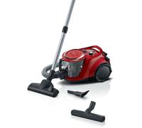 Aspirateur Traineau sans sac - BOSCH - BGC41Q69 - 600 W - ProSilence - 70 dB - Rouge