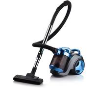 Aspirateur Traîneau sans sac Cyclonique - Aspirateur léger 1200W pour Tapis et Sols durs- Capacité 3,0 L - Bleu