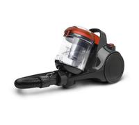 H.Koenig Aspirateur sans Sac cyclonique STC58, Aspirateur Traineau, Silencieux, Puissant 850 W, Capacité 2,5L, Compact et Léger pour Sols Durs, Tapis et Animaux, Filtre HEPA12, Rouge