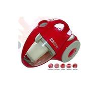 Aspirateur Sans Sac - H.KOENIG - TC14 Rouge - Filtre HEPA lavable - Puissance 2200W - Bac amovible 1200 ml