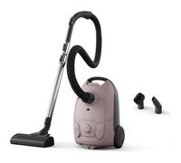 Electrolux Clean 500 Aspirateur avec Sac Puissant EB51C1WP, Compact, léger, éco Responsible, Suceur Combiné Lisse, Maniabilité Facile, Contrôle Manuel de la Puissance, Taille compacte, Rose