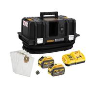 Aspirateur TSTAK XR FLEXVOLT 54 V 2 Ah Brushless eau et poussière - classe M - DCV586MT2-QW - DEWALT