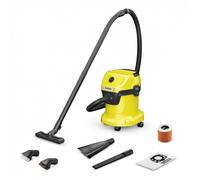 Kärcher Aspirateur WD 3 V-15/4/20 – 1000 W – Jaune/Noir/Gris