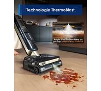 Aspirateur eau et poussière Tineco Floor ONE S9 Master, raclette anti-traces, technologie ThermoBlast, nettoyage à l'eau chaude