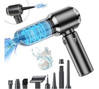 Aspirateur Voiture, 15000Pa Aspirateur À Main Avec 2 Filtres, Usb Rechargeable Aspirateur Portable, 3 En 1 Pompe À Vide, Souffleur, Mini Aspirateur Sans Fil Pour La Voiture, La Maison[X244]