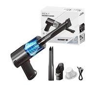 Aspirateur Voiture Puissant -9000PA Sans fil puissant Mini Aspirateur à Main 120W, Puissant Nettoyeur de siège de Voiture 12V Aspirateur léger et Rechargeable pour Voiture à Domicile Accessoire (Noir)