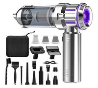 Aspirateur Voiture sans Fil 3-en-1 Puissant (21KPA) ，3 Niveaux de Puissance, Portable pour Nettoyage AutoIntérieur