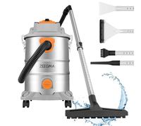 Aspirateur eau et poussière ZEEGMA Zonder Pro Multi - Cuve inox 25L - filtre HEPA - 1600W