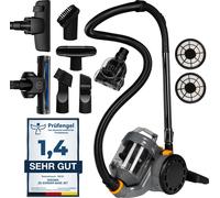 Aspirateur Zeegma Zonder Base Jet sans sac avec set d'accessoires Noir 900W Aspirateur de sol peakpower 4000W