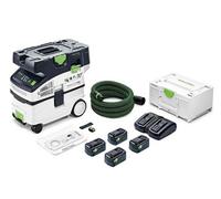 Festool Aspirateur CTMC MIDI I-Plus 36V (2x18V) Li-Ion (4x 5.0Ah) Systainer 3100 l/min Classe M