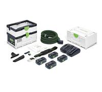 Festool Aspirateur sans fil CTLC SYS HPC 4,0 I-Plus CLEANTEC 18V 2x4Ah - 576944