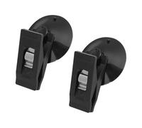 Aspiration Cup Hooks - 2 Vehicle Multiple Purpose Decoration Removable | Réutilisable Ticket Paper Towel Clamp, Suction Cup Card Bill Clip with Clamp, Ticket Card Retainer Hook For