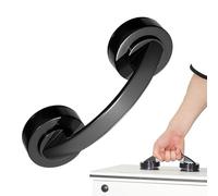 Aspiration Salle de bain Rails pour douche - ABS 6 cm Hand-dérive mural amovible | Poignée de sécurité Affaim Straver Puller pour la fenêtre de porte en verre Miroirs Armoires Dusitoirs