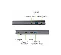 Acer Aspire 17 A17-51M - Intel Core 7 - 150U / jusqu'à 5.4 GHz - Win 11 Home - Intel Graphics - 32 Go RAM - 1.024 To SSD NVMe - 17.3" IPS 1920 x 1080 (Full HD) - Wi-Fi 6E - gris acier - clavier : Fran