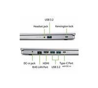 Acer Aspire Go 15 AG15-42P - AMD Ryzen 5 - 5625U / jusqu'à 4.3 GHz - Win 11 Home - Radeon Graphics - 16 Go RAM - 512 Go SSD QLC - 15.6" 1920 x 1080 (Full HD) - Gigabit Ethernet - Wi-Fi 6 - Argent pur