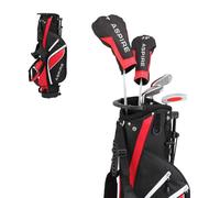 Aspire Junior Plus Ensemble Complet de Clubs de Golf pour Enfants - 5 Groupes d'Âge, Garçons et Filles, Main Droite - Sac de Golf Inclus