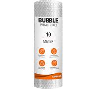 ASPIRE UK Rouleau de papier bulle 300 mm x 10 m - En polyéthylène transparent - Coussin d'air pour la maison, le bureau et l'entrepôt - Matériau d'emballage durable pour l'expédition, le stockage et
