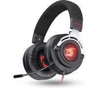 Aspis Pro Gaming Headset with Microphone-7.1 Surround Sound,USB,RGB,50mm Driver,Vibration,On-Ear,Detachable Microphone,PC Headset,Volume Control,Wired