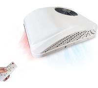 Aspligo Climatiseur électrique DC 12 V pour toit de camping-car, unité de climatisation thermique et froide 10 000 BTU pour camion, camping-car, remorque, compresseur à rouleau (chauffage et