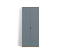 Asplund Armoire haute Snö F Nordic blue. base en chêne. dj.30 cm